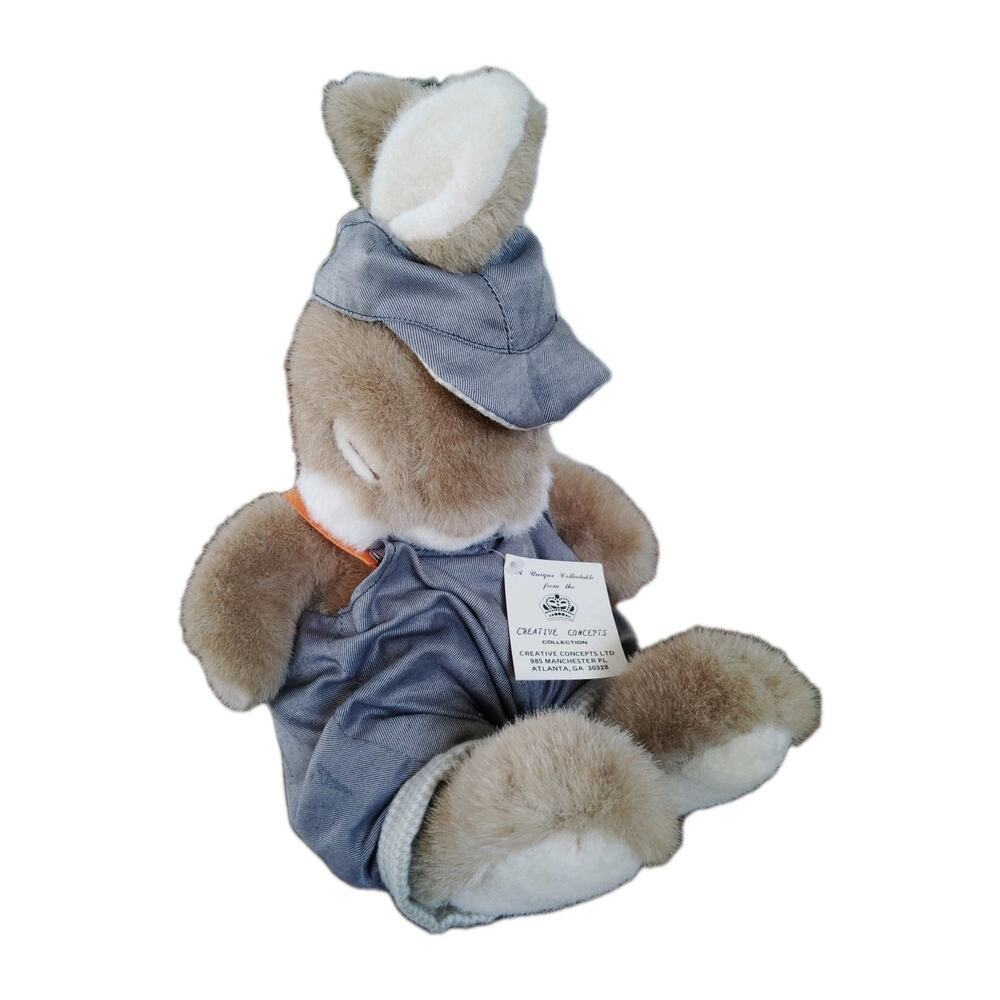 Vintage Creative Concepts Non Non Friends Sleeping Bunny Rabbit Stuffed Plush 9"